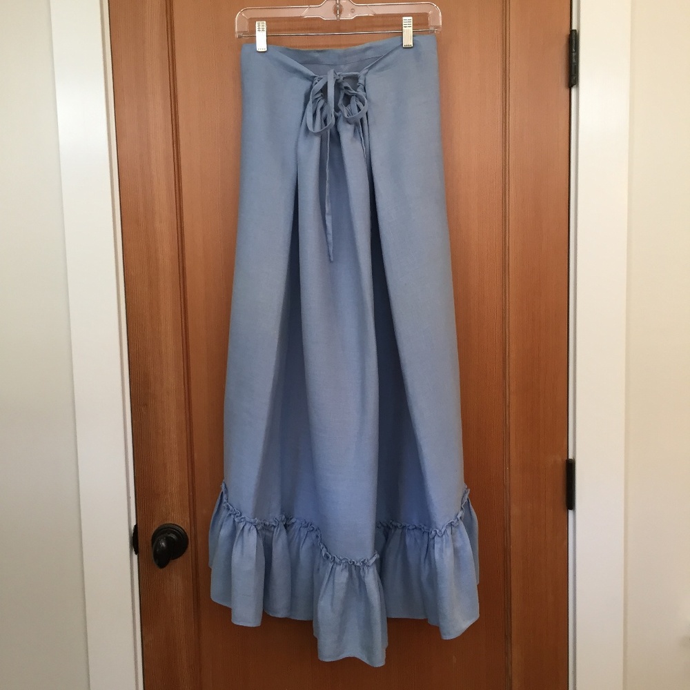 Calypso by Christiane Celle linen bustle skirt